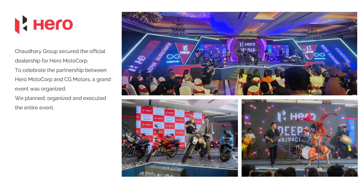 Hero MotoCorp × CG Motors Launch