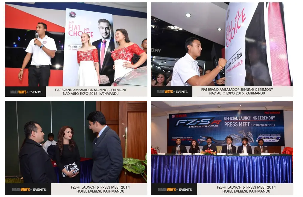 Fiat Brand Ambassador & Yamaha FZS-Fi Launch